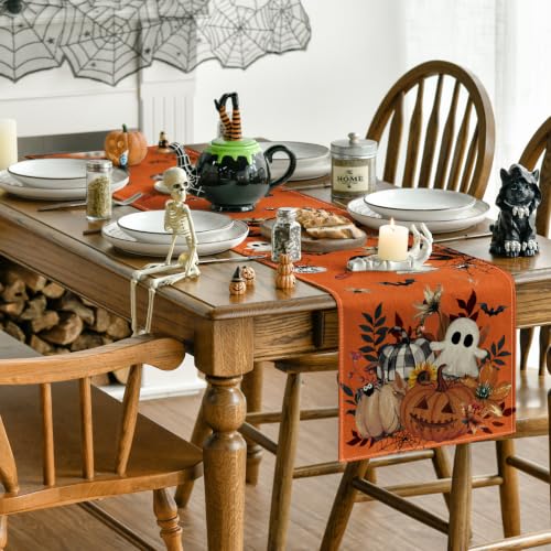 210 GSM Halloween Table Runner Home Party Decor 13x72 Inch