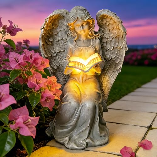 Solar Garden Angel Statue