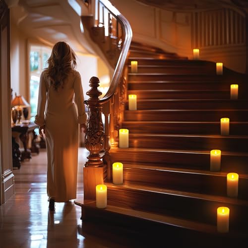 6" x 3" Flickering Flameless Candles (2 Count)