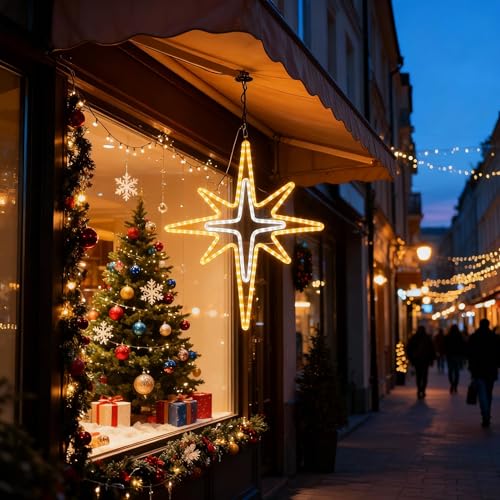 28" Christmas Bethlehem Star Outdoor Light Decor