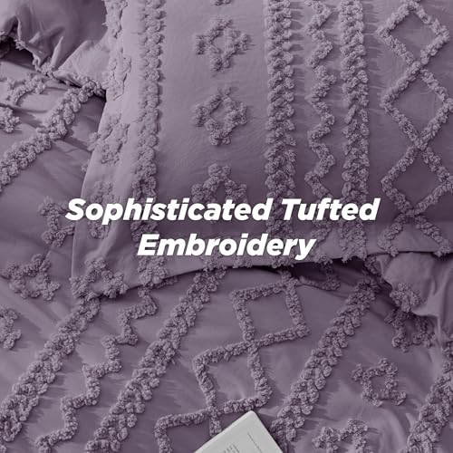 Tufted Boho Comforter Set King Size