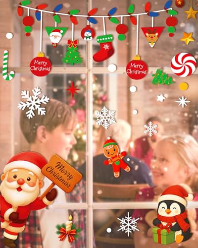 Christmas Window Clings (9 Count)