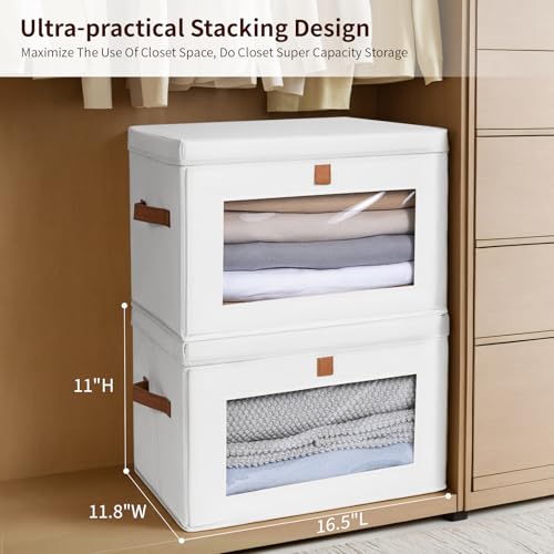 Large Closet Storage Bins (5 Count)