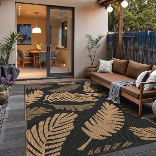Outdoor Rug Waterproof Plastic Rugs for Patio (40 Sq Ft)