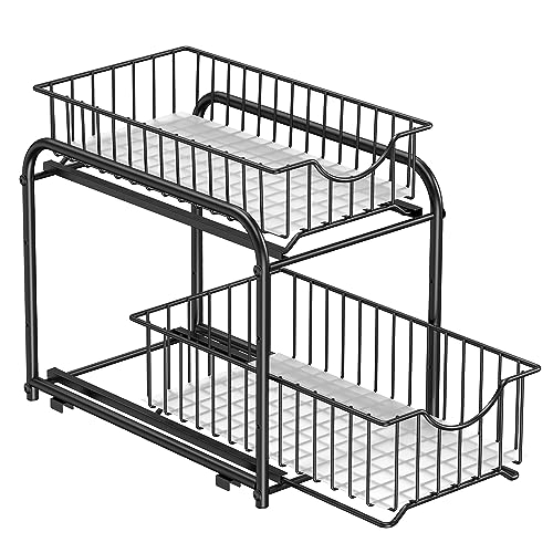 2 Tier Pull Out Cabinet Organizers
