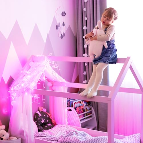 200 LED Pink Lights for Room Decor (66 Foot)