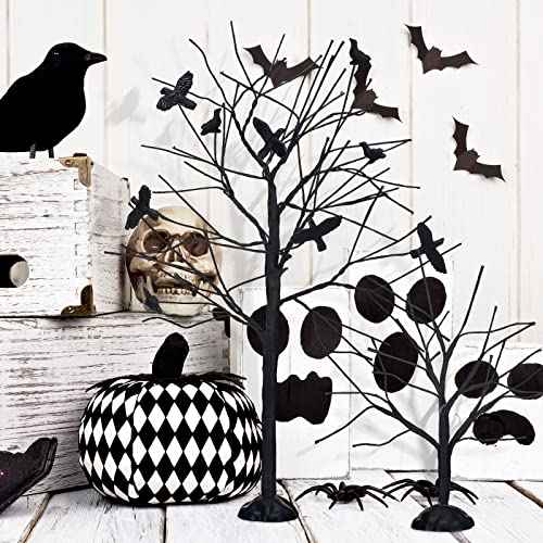2 Pcs Halloween Village Trees Halloween Village Accessories (2 Count)