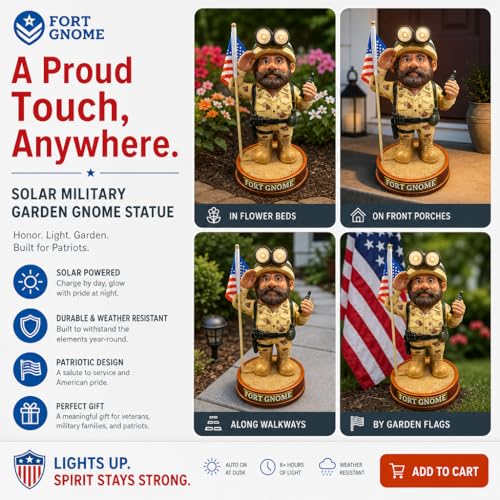 Military Garden Gnome