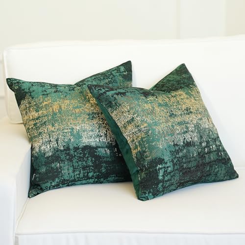 Pack of 2 Modern Christmas Throw Pillow Covers 18x18 (2 Count)