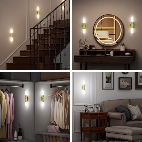 Motion Sensor Wall Lights with Remote