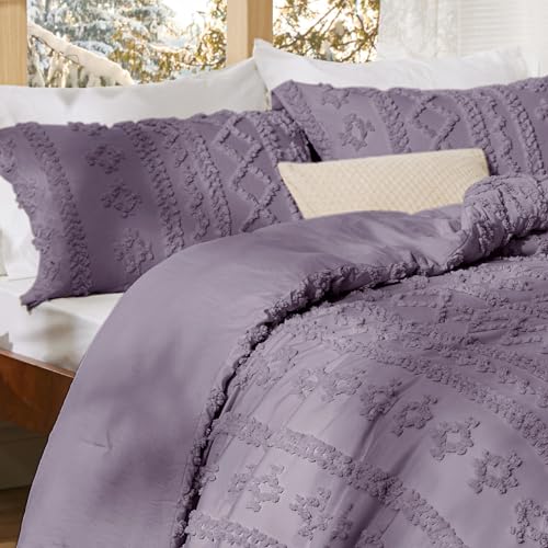 Tufted Boho Comforter Set King Size