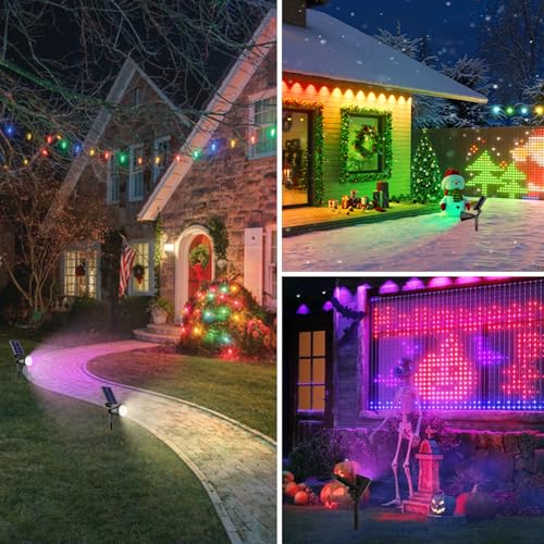 Solar Lights Outdoor Waterproof Spot Lights (3 Count)