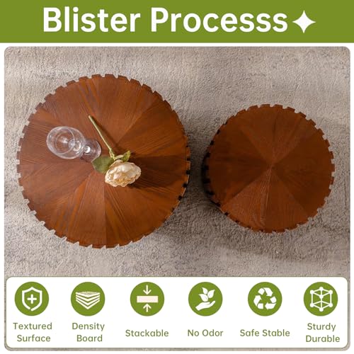 Round Nesting Coffee Table