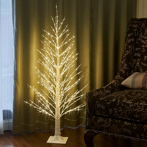Lighted White Tree Willow 4FT 450 LED Fairy Lights