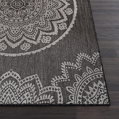 Outdoor Rug 9x12 Modern Area Rugs for Large Indoor and Outdoor Patios and Porches