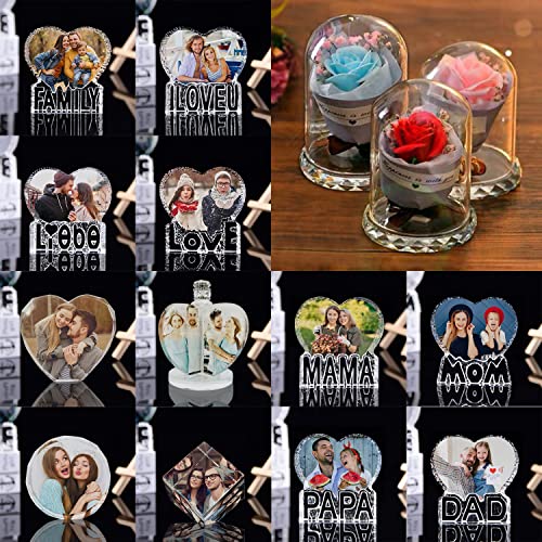 Personalized Heart Crystal Print with Your Photo
