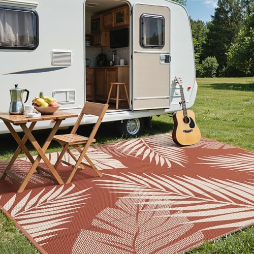 Outdoor Rug Waterproof Plastic Rugs for Patio (80 Sq Ft)