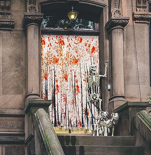 2 Pcs Halloween Door Curtains