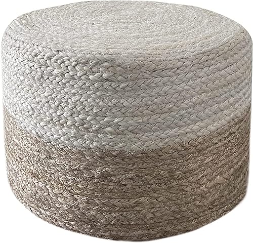 Jute Pouf Ottoman