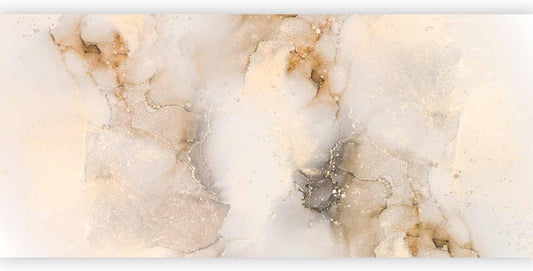 artgeist Wall Mural Peel and Stick Marble Stone 212x98 in - XXL Self-Adhesive Corner Wallpaper Removable Large Sticker Foil Angle Wallpaper Wall Decor Marble Beigef-C-10058-a-d