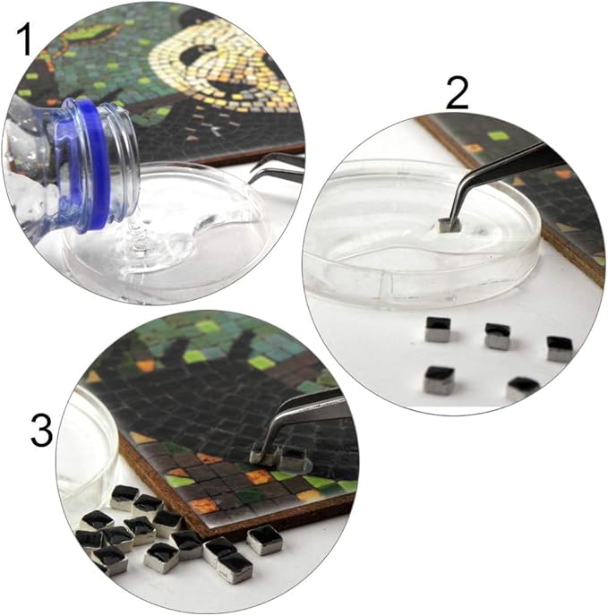 Complete Mosaic Kits for Adults: Unleash Your Creativity, Square 7inch or 20cm, Small Boat