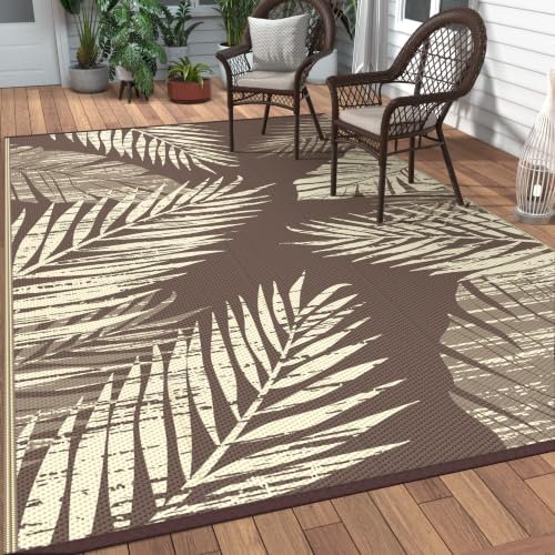 Outdoor Rug Waterproof Plastic Rugs for Patio (54 Sq Ft)
