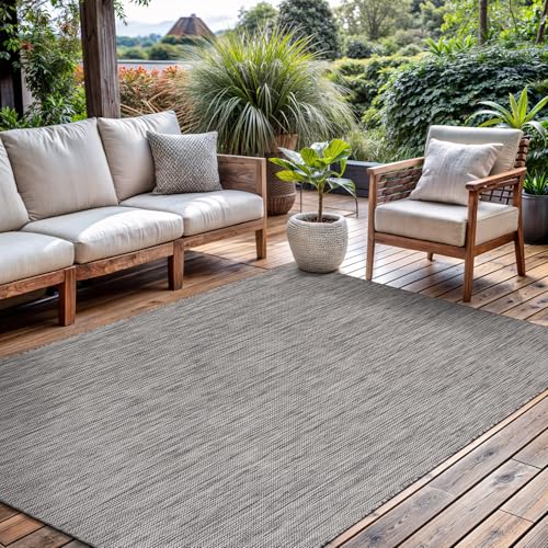 Outdoor Rug 9x12 Modern Area Rugs for Large Indoor and Outdoor Patios and Porches (108 Sq Ft)