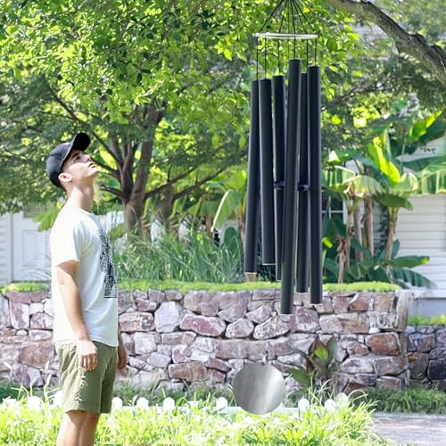 78 Inch Wind Chimes for Outside with 6 Tubes Tuned Relaxing Melody