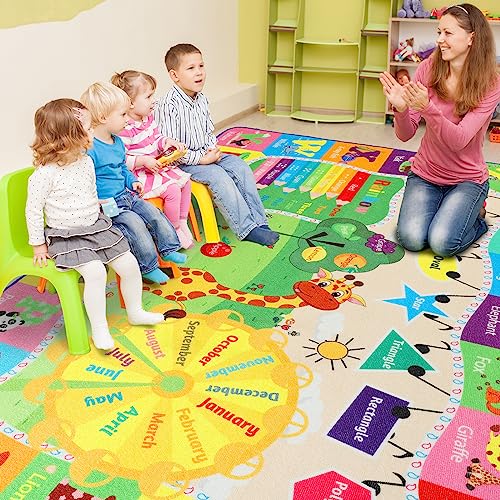 BENRON 4x6 Kids Rug for Playroom Classroom