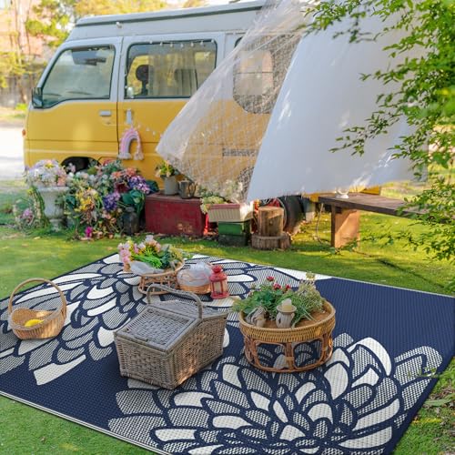 Outdoor Rug Waterproof Plastic Rugs for Patio (54 Sq Ft)