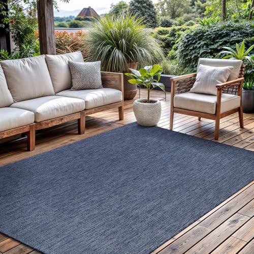 Outdoor Rug 10x14 Modern Area Rugs for Large Indoor and Outdoor Patios and Porches (140 Sq Ft)