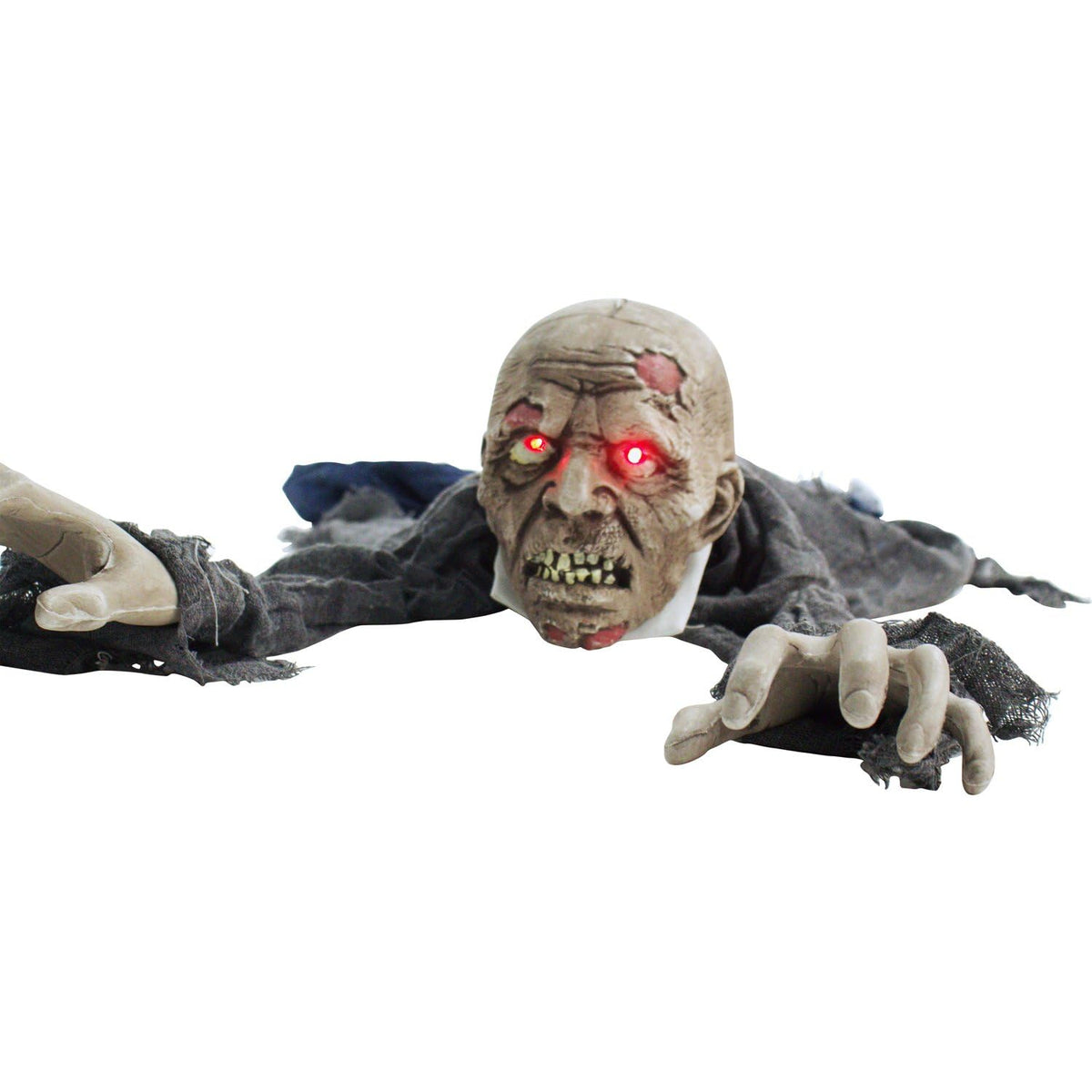 55" Crawling Zombie Halloween Animatronic (55" Crawling Zombie)