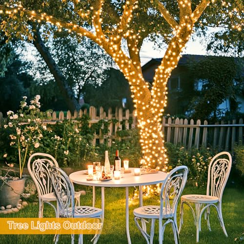 800 LED String Lights Indoor Outdoor Christmas Lights Plug in (131 Foot)