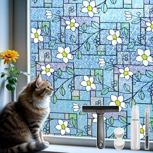 Stained Glass Window Film (9.67 Sq Ft)