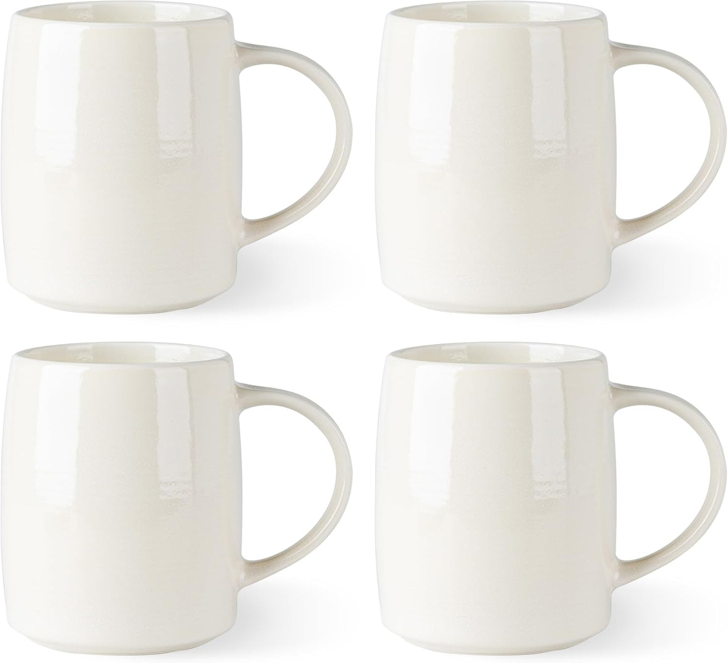 GBHOME Large Coffee Mugs Set of 4, 18oz Handmade Ceramic Coffee Mugs Set with Gradient color for Latte/Tea/Beer/Hot Cocoa, Dishwasher & Microwave Safe