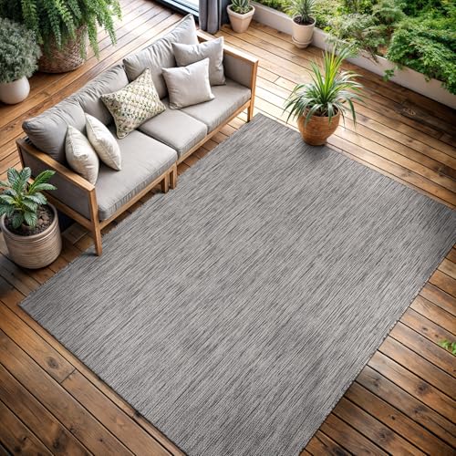 Outdoor Rug 10x14 Modern Area Rugs for Large Indoor and Outdoor Patios and Porches