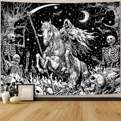 Gothic Skeleton Tapestry