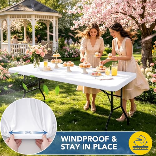 Fitted Tablecloth for 6ft Rectangle Table (10 Count)