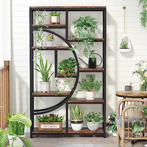 Bookshelf Industrial Etagere Bookcase (2 Count)