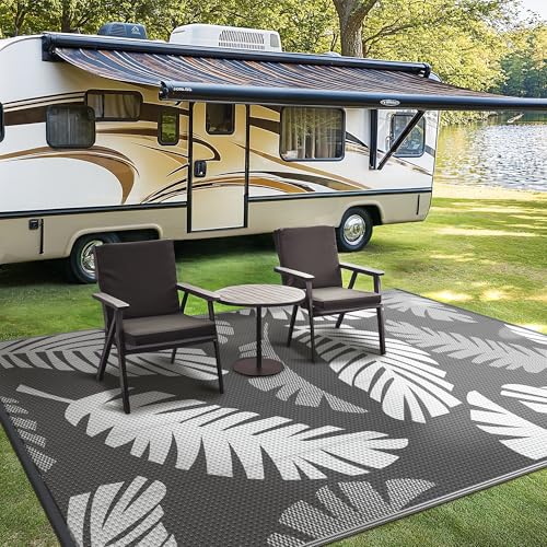 Outdoor Rug Waterproof Plastic Rugs for Patio (54 Sq Ft)