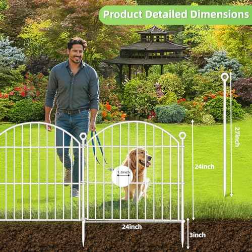 Decorative Garden Fence (17 Sq Ft)