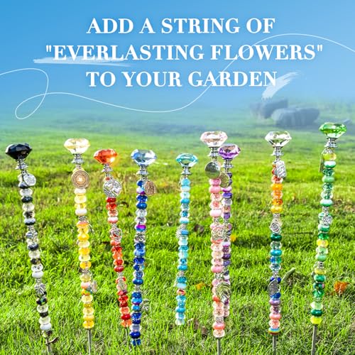513Pcs DIY Beaded Garden Stakes (513 Count)