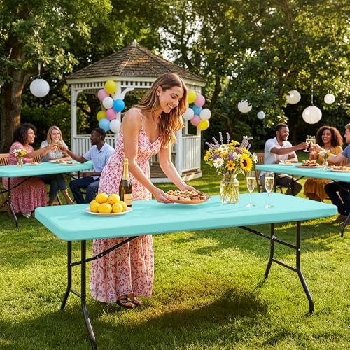 Spandex 6ft Table Cover Fitted (6 Count)