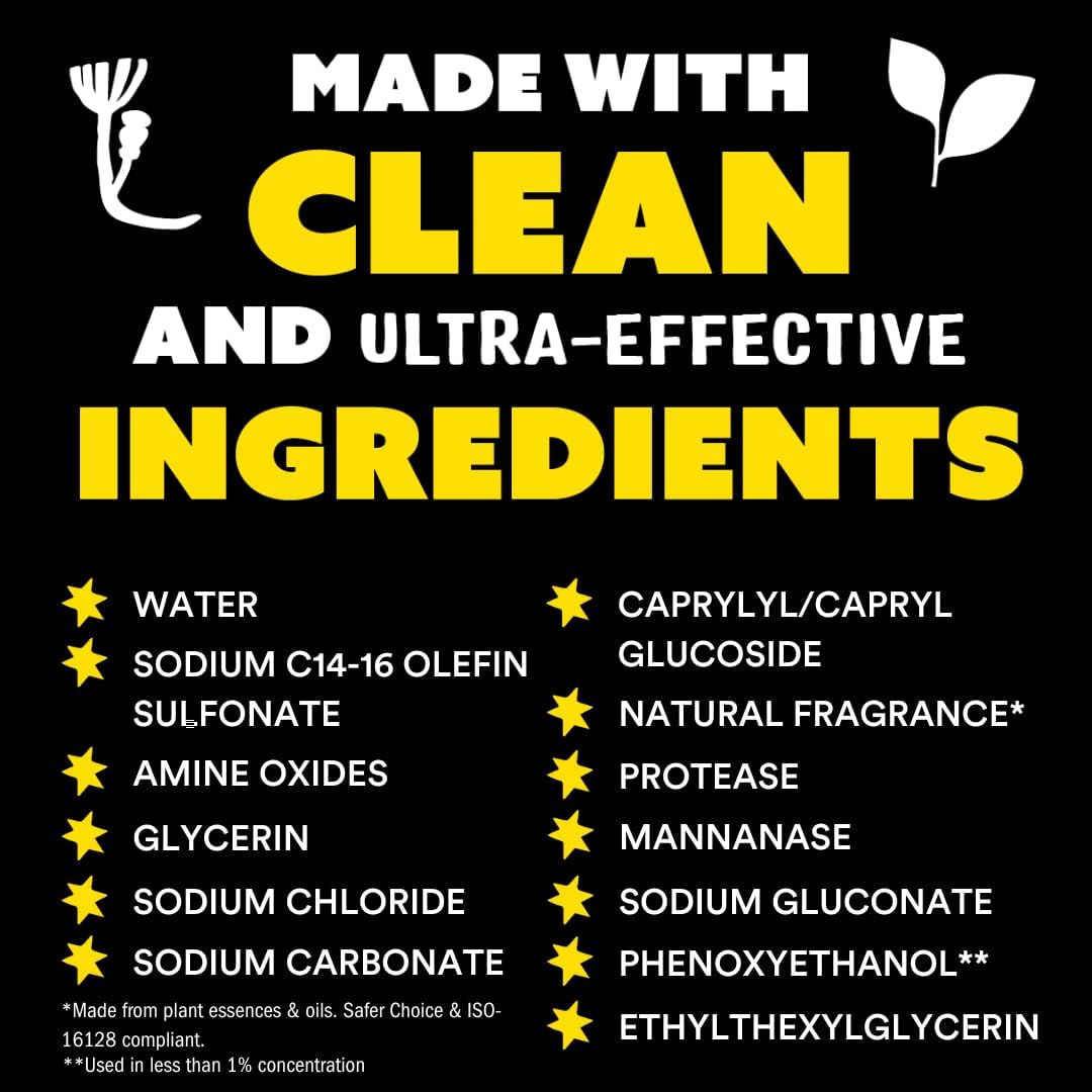 Molly's Suds Liquid Laundry Detergent | Clean Laundry Detergent Soap for Sensitive Skin | 2x Concentrated, High Efficiency (HE) (Peppermint - 200 Loads)