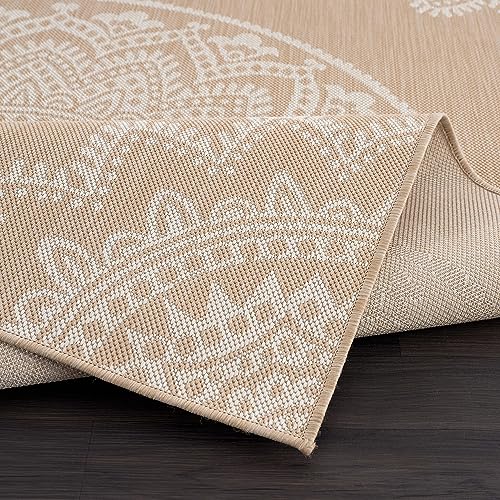Outdoor Rug 6x9 Modern Area Rugs for Indoor and Outdoor Patios and Porches