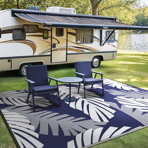Outdoor Rug Waterproof Plastic Rugs for Patio (54 Sq Ft)