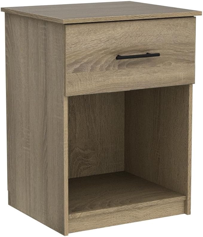 Furinno Tidur Nightstand, 2-Pack, French Oak Grey