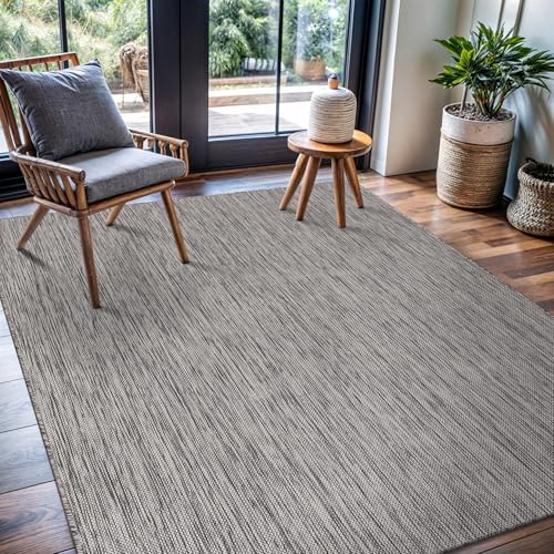Outdoor Rug 6x9 Modern Area Rugs for Indoor and Outdoor Patios and Porches (59.25 Sq Ft)