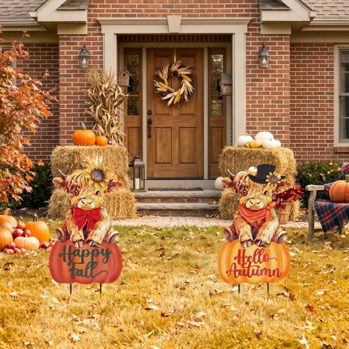 Fall Decorations for Home Outdoor (2 Count)