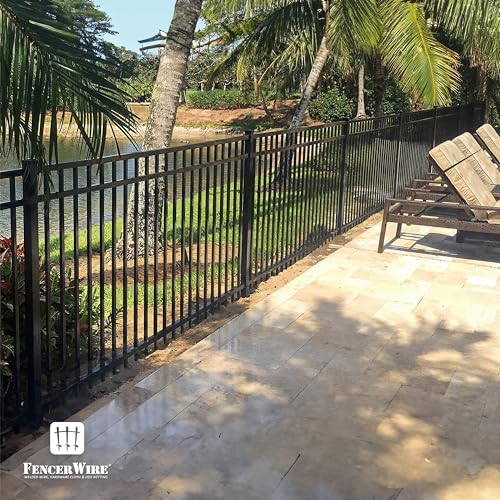 Pack of 10 Heavy Duty 8FT Outdoor Steel Fencing Border Post (10 Count)